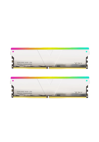 V-color Manta Xsky Rgb 32gb 2x16gb Ddr5 6400mhz Cl32 Amd Expo Beyaz