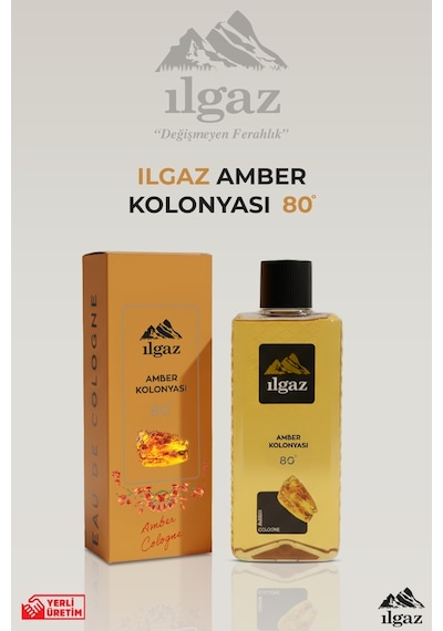 Ilgaz Elegance Series 80 Derece Amber Kolonyası 400 ML