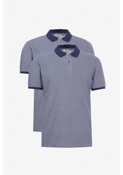 George Henry 2'Li Çekmeyen Pamuklu Kumaş Slim Fit Dar Kesim Kıvrılmaz Polo Yaka Tişört Paketi Lacivert George Henry 2'Li Çekmeyen Pamuklu Kumaş Slim Fit Dar Kesim Kıvrılmaz Polo Yaka Tişört Paketi Lacivert