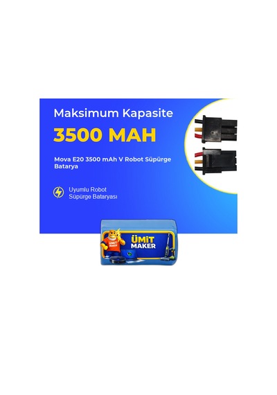 Mova E20 3500 Mah V Robot Süpürge Batarya