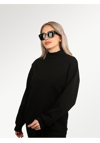 Düz Boğazlı Sweatshirt 001