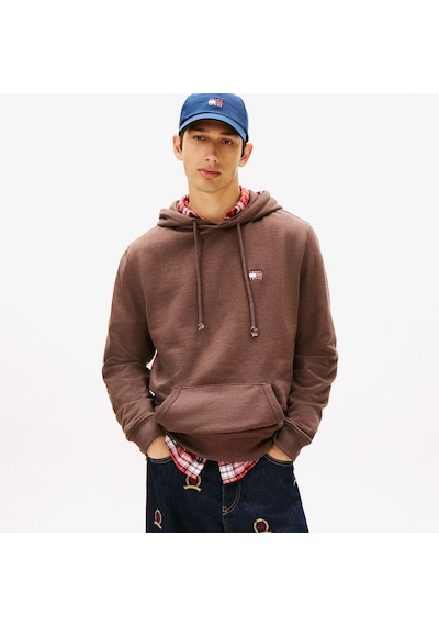 Tommy Hilfiger Jeans Regular Badge Erkek Kahverengi Sweatshirt Dm0dm22666