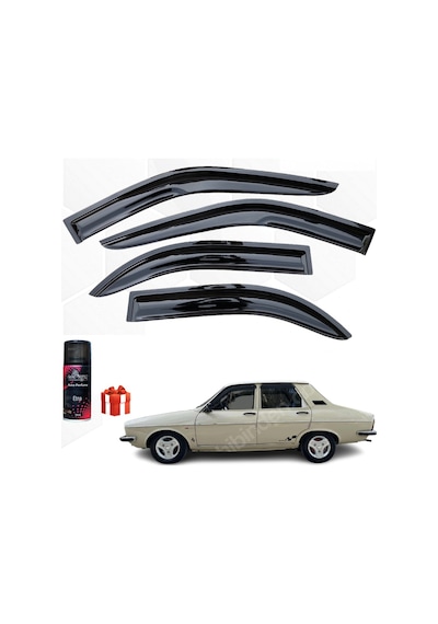 Renault 12 Toros Sedan Mügen Cam Rüzgarlığı 4 Lü Takım+koku