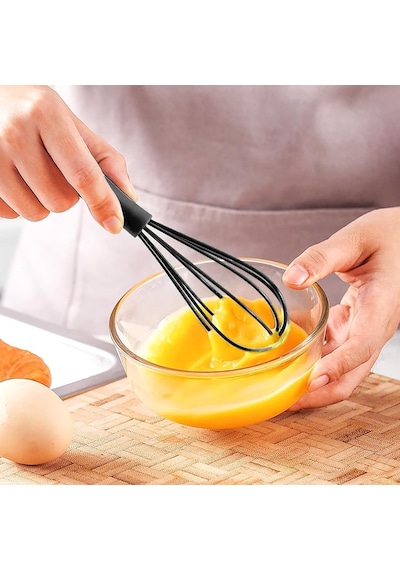 Orret Home Büyük Boy Silikon Çırma Teli,silikon Çırpıcı,yumurta,ayran Ve Pasta İçin Çırpma Teli 2 Diğer
