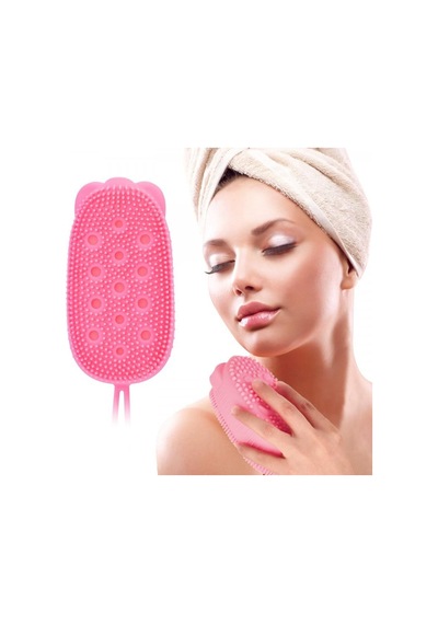 Süngerli Silikon Köpüren Banyo Duş Kesesi Sabun Duş Lifi