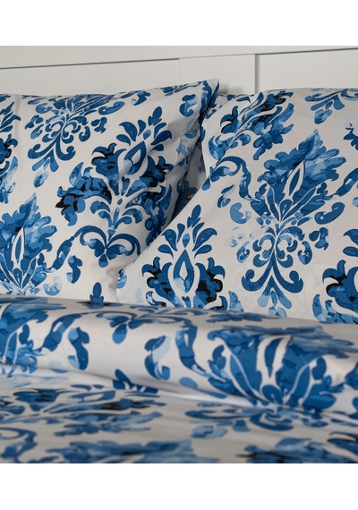 Cotton Collection Tek Kişilik Nevresim Seti Akdeniz Renkli