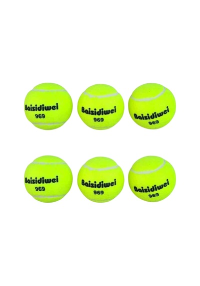 Mey İthalat 6 Lı Tenis Topu Seti Antrenman Ve Günlük Kullanım İçin Uygun