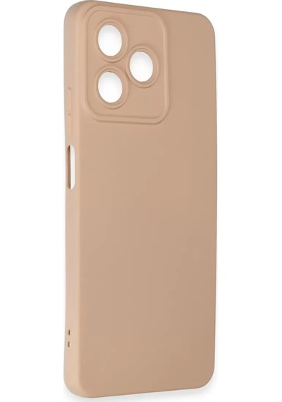 Newface Realme C53 Kılıf Nano İçi Kadife Silikon - Pudra
