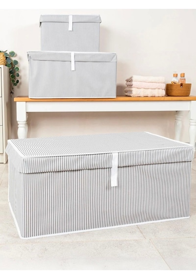 Çok Amaçlı Kutu Mega Plus 1 Adet 70x40x30 Cm Tela 40 X 70 Gri Tr Diğer