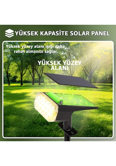Robeve Bahçe Aydınlatması 10 Ledli Duvar Ve Yere Uyumlu Güneş Enerjili Led Işık Bahçe Işığı Gün Işığı Bahçe Led Dış Mekan Aydınlatması Güneş Enerjili Projektör