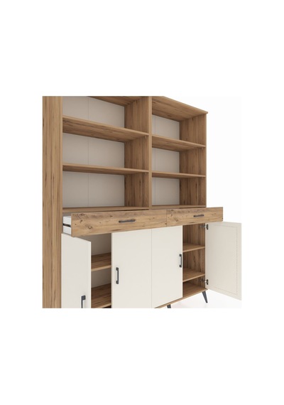 Hyperion Gardrop 10 Raflı 2 Çekmeceli 4 Kapaklı 176x44x221 Çam-aytaşı/çam Aytaşı/çam Hyperion Gardrop 10 Raflı 2 Çekmeceli 4 Kapaklı 176x44x221 Çam-aytaşı/çam Aytaşı/çam