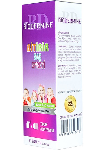 Biodermine Bitirir Saç Spreyi 100 ML