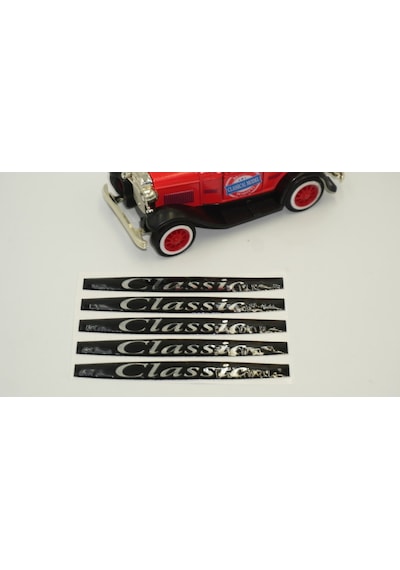 Mercedes Benz Classic Logo Metalize Kapı Kolu 5 Li Damla Desen St