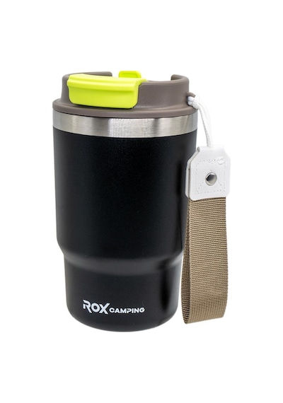 Rox Camping 0193 Pipetli Kahve Termosu 0.48 Lt - Siyah Siyah
