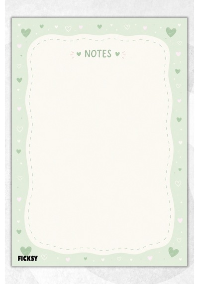 A4 Bloknot Çizgisiz Defter - 50 Yaprak - Memopad - Notepad - Not Defteri - Not Kağıdı - 4172 Çok Renkli