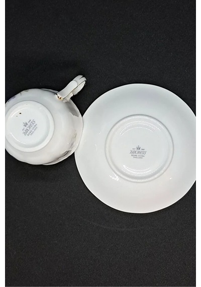 Bone China Mavi Güzellik Antika Porselen Duble Kahve Fincanı 2 Parça 120 Ml