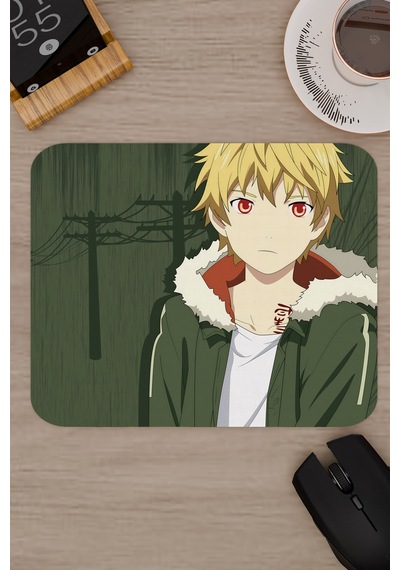 Noragami Kaymaz Dikişli Kauçuk Oyuncu Mousepad V5 - 22x18 Gaming Mouse Pad Fare Altlığı