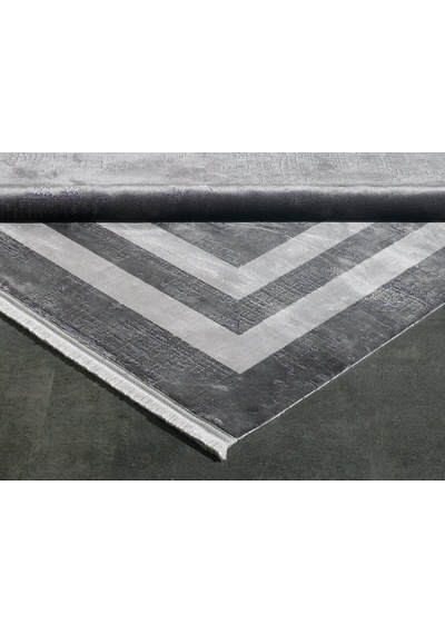 Gümüşsuyu Black & Brown 100X300 11297 - Antrasit Halı