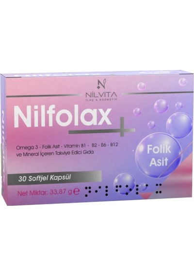 Nilfolax 30 Soft Jel Kapsül