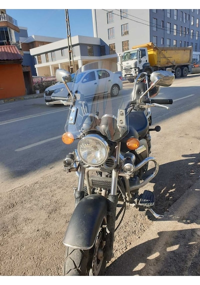 Motocam Küba Süperlight 125 Ön Cam 2008-2026 Model 53cm Şeffaf Renkli 4mm Aparatsız