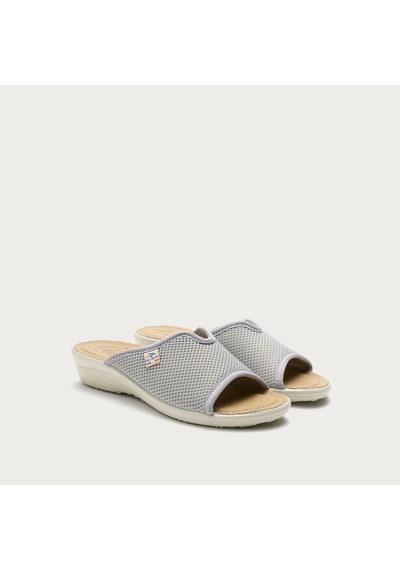 6012 Grey Terlik Kadın Diğer T4 429 Fe Fly Flot Cloth Slipper Fresh Classıc