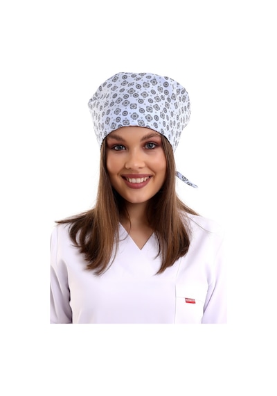Mavi Kilim Desenli Cerrahi Bone - Doktor Bone-Standart-2301 Mavi Kilim Dese
