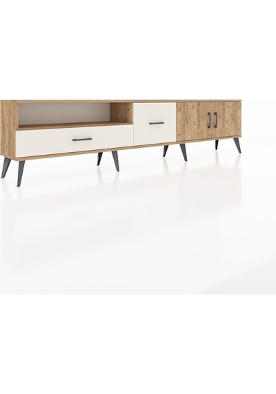 Arges Tv Ünitesi 2 Raflı 2 Çekmeceli 2 Kapaklı 220x30x51 Çam-çam/aytaşı Atlas Çam/aytası - Atlas Çam Arges Tv Ünitesi 2 Raflı 2 Çekmeceli 2 Kapaklı 220x30x51 Çam-çam/aytaşı Atlas Çam/aytası - Atlas Çam