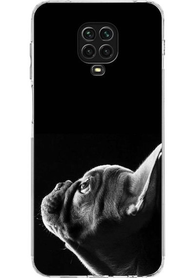 Xiaomi Redmi Note 9s İle Uyumlu Köpek 1 Kamera Korumalı Şeffaf Kılıf Şeffaf
