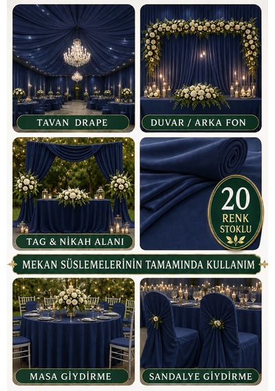 Süsleme Kumaşı 10 Metre Düğün, Davet, Organizasyon Ve Parti Süslemeleri İçin Dekoratif Kumaş Gece Mavisi Gece Mavisi Süsleme Kumaşı 10 Metre Düğün, Davet, Organizasyon Ve Parti Süslemeleri İçin Dekoratif Kumaş Gece Mavisi Gece Mavisi