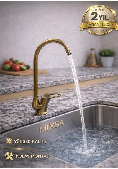 Lüx Eskitme Su Arıtma Cihazı Musluğu Bataryası Bakır