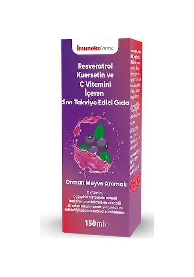 Imuneks Farma Resveratrol Şurup 150ml