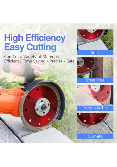 180mm elmas kesici disk Çapraz örgü Turbo Mermer Granit Kesim