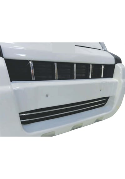 Peugeot Bipper Ön Tampon Çıtası 7 Prç Krom 2008 ve Sonrası
