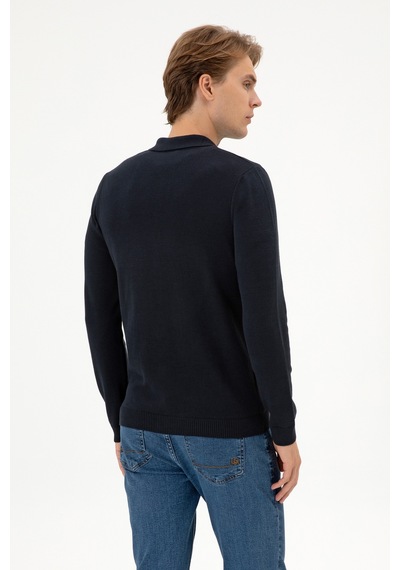U.s. Polo Assn. Erkek Lacivert Hırka Triko 50313690-vr033 Lacivert