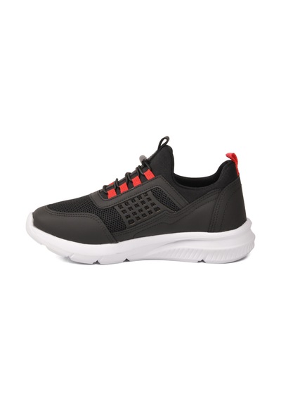 Walkway Motano F Siyah-beyaz Unisex Çocuk Spor Ayakkabı Siyah - Beyaz - Kırmızı