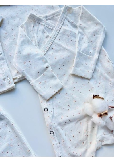 Key Kıds Pembe Kırçıllı Organik Modal Hastane Çıkışı Seti Newborn Çok Renkli