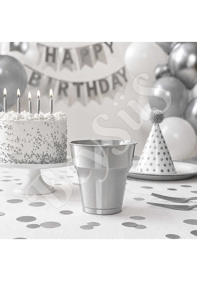 Parti Plastik Bardak 24lü Gümüş Diğer