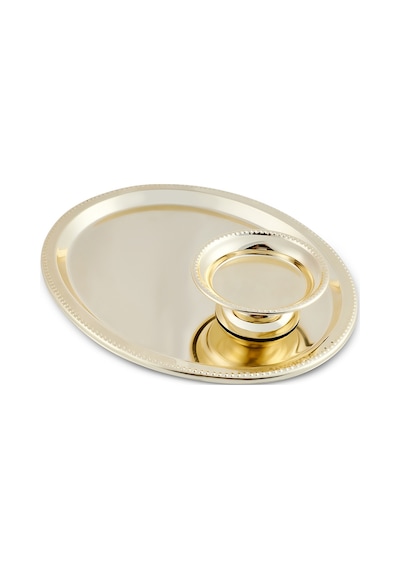 Karaca Fiora Kahve İkram Ve Sunum Tepsisi Gold Gold