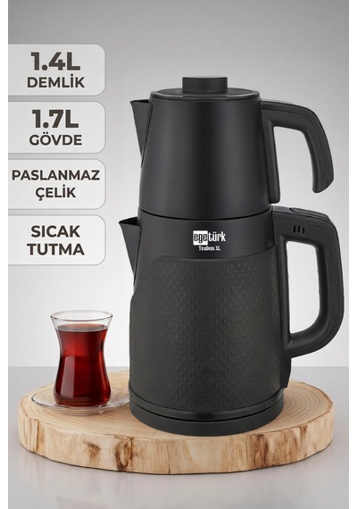 Egetürk ECM-130 Coverlı 1.7 LT Elektrikli Çay Makinesi