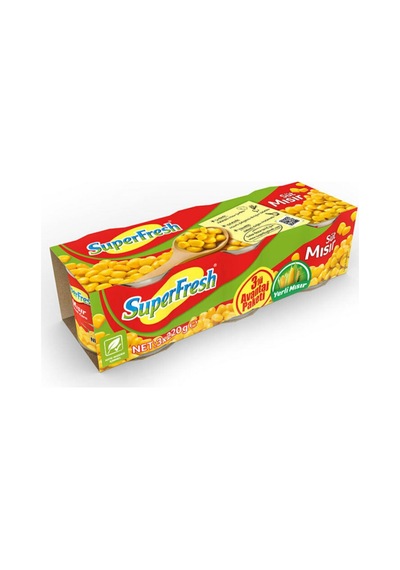 Süperfresh Mısır 3x220 Gr X 2 Adet