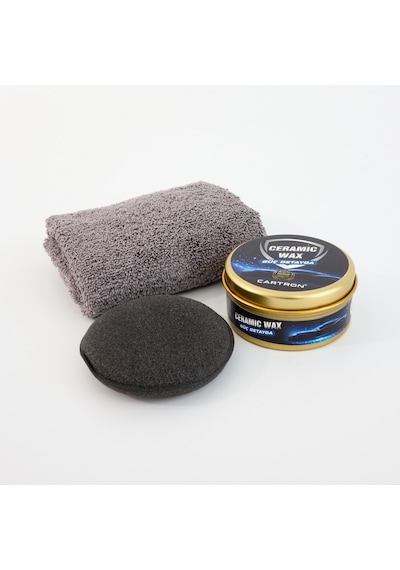 Cartron Seramik Wax+uygulama Süngeri+mikrfiber Bez