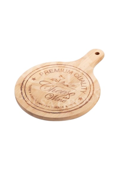 Bambu Kesim Tahtası Peynir Sunum, Servis Tabak 30cm Bmb32 Çok Renkli