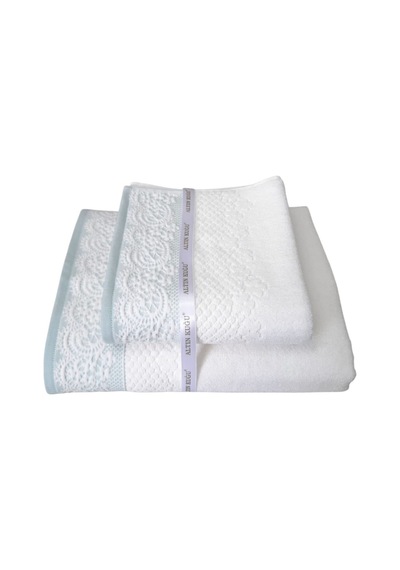 Evony Banyo Havlu Seti 2'li Mint 50x90cm+90x150cm