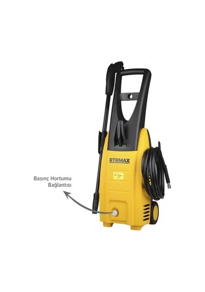 1700 W Yüksek Basınçlı Yıkama Makinesi, 150 Bar