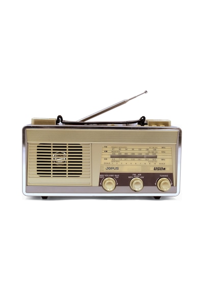 Jopus Nostaljik Görünümlü El Fenerli Radyolu Bluetooth Hoparlör Older