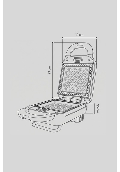 Fressi FR-TM33 Panfun Tost Ve Waffle Makinesi