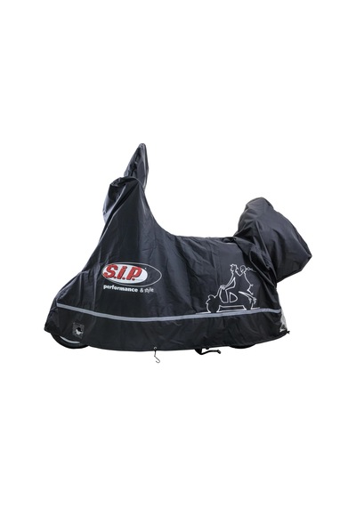 Vespa ET4-LX-PX-Primavera-Sprint Branda Dış Mekan *Siyah* (Top Case ve Cam uyumlu) L / SIP