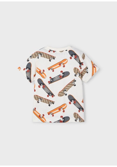 Mayoral Erkek Çocuk Baskılı Tshirt Turuncu
