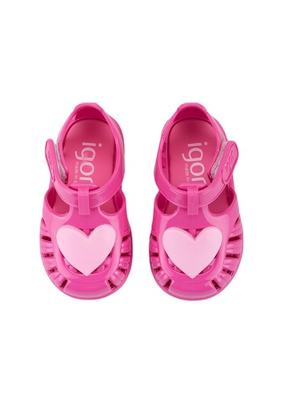 İgor Igor S10310-007 Tobby Gloss Love Kız Çocuk Sandalet Fuşya