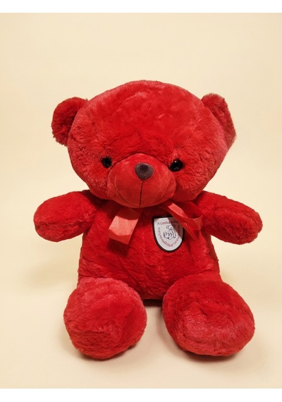 Kırmızı Peluş Ayıcık 50 Cm